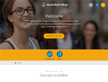 Tablet Screenshot of macclesfield.ac.uk